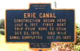 Erie Canal Village sign